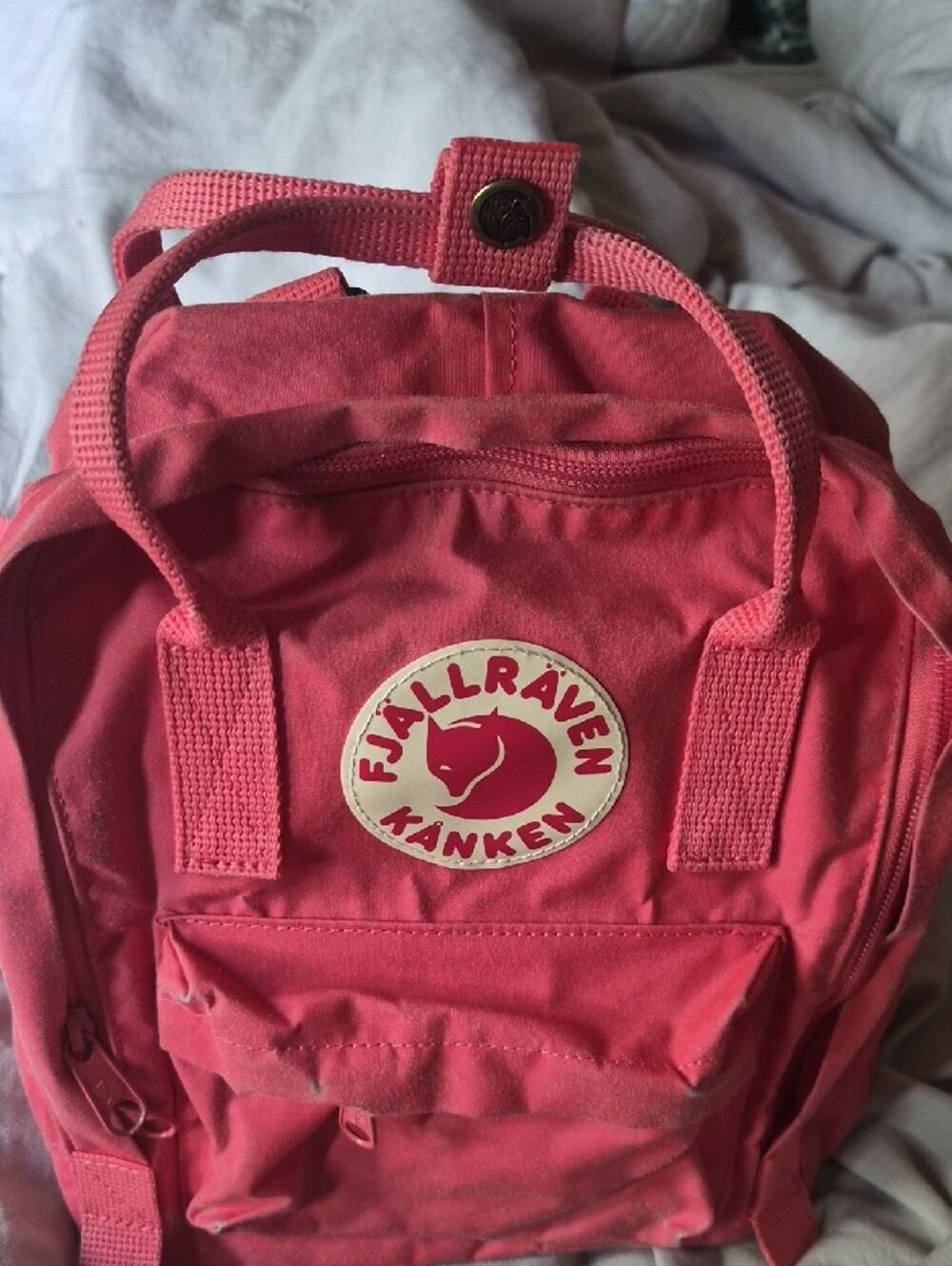 Fjallraven Kanken Mini Backpack Pink Coral - Picture 8 of 8